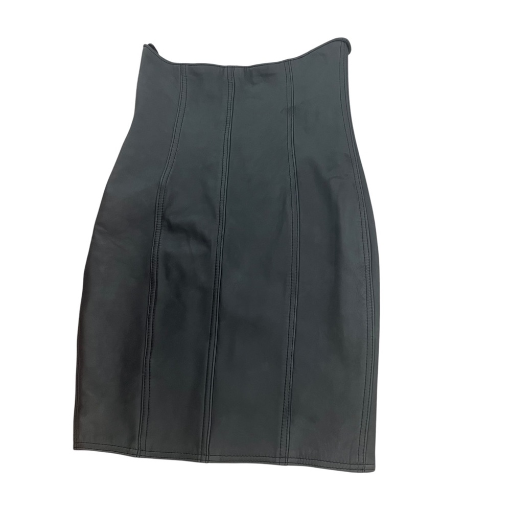Helen Storey vintage high waisted leather skirt size women's small